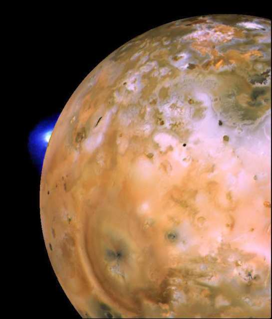 Volcano on Jupiter moon