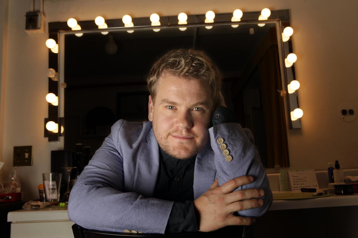 British actor James Corden won a Tony Award in 2012 for the Broadway run of "One Man, Two Guvnors."