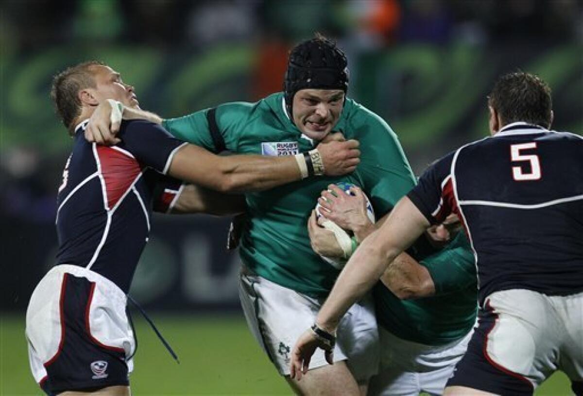 Ireland beats US 22-10 in Rugby World Cup - The San Diego Union