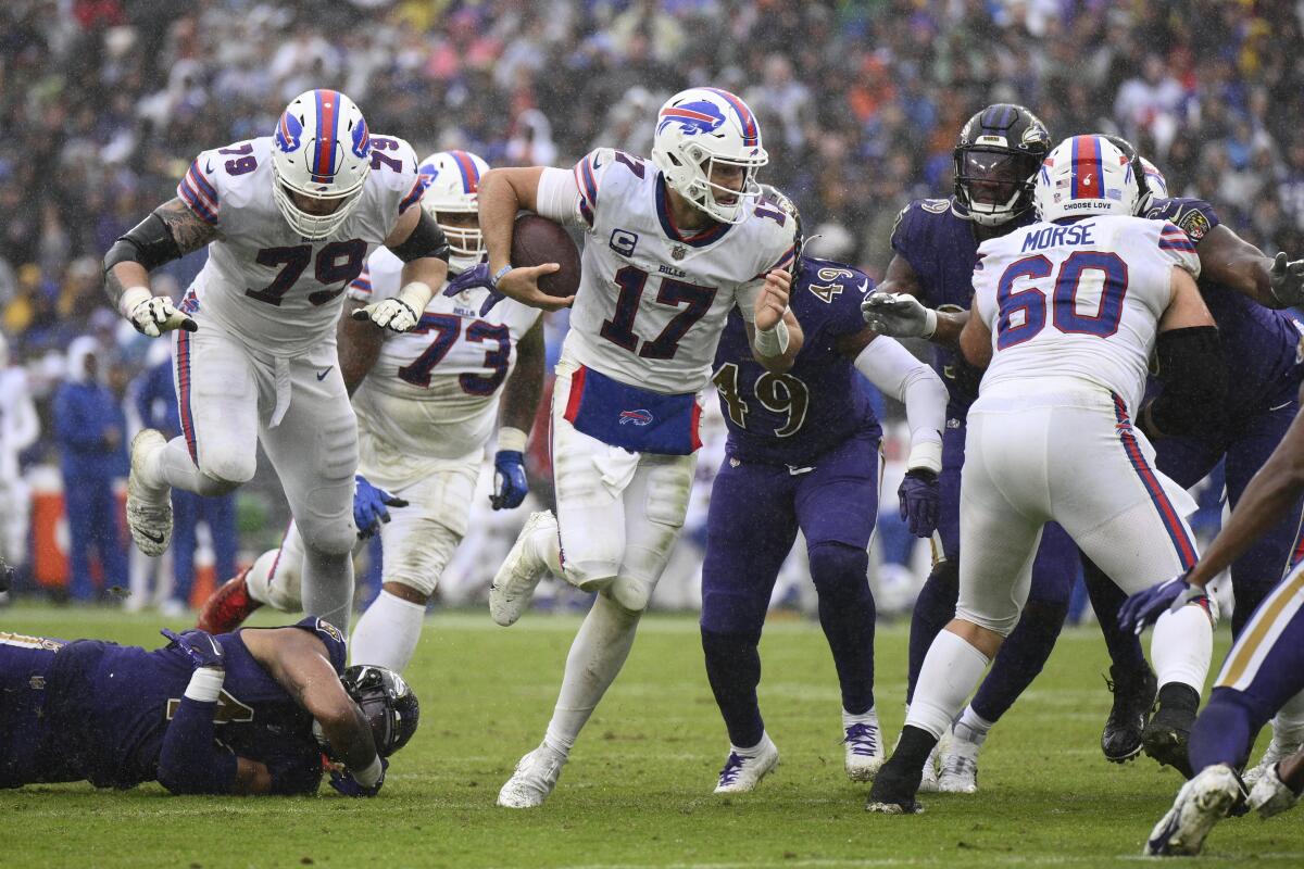 Allen rallies Bills to win after Ravens' 4th-down try fails - The San Diego  Union-Tribune