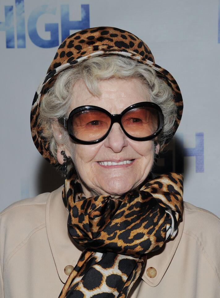 Actress Elaine Stritch attends the Broadway opening night of "High" at the Booth Theatre on April 19, 2011 in New York City.