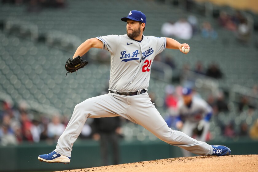 Dodgers 7, Twins Clayton Kershaw