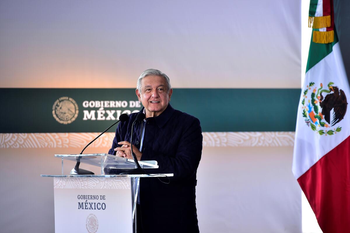 El mandatario Andrés Manuel López Obrador 