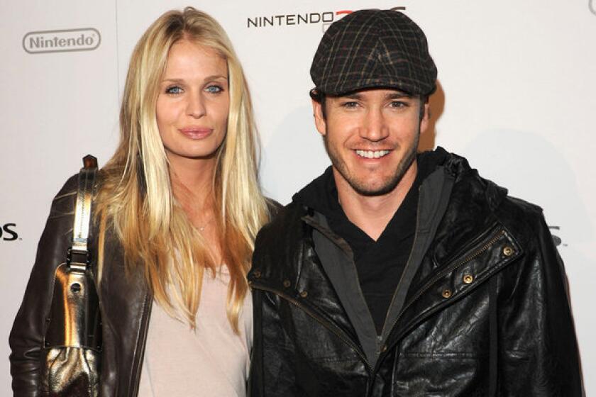 Mark-Paul Gosselaar and Catriona McGinn in March 2011.