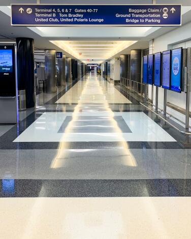 The LAX Terminal Eight Corridor.