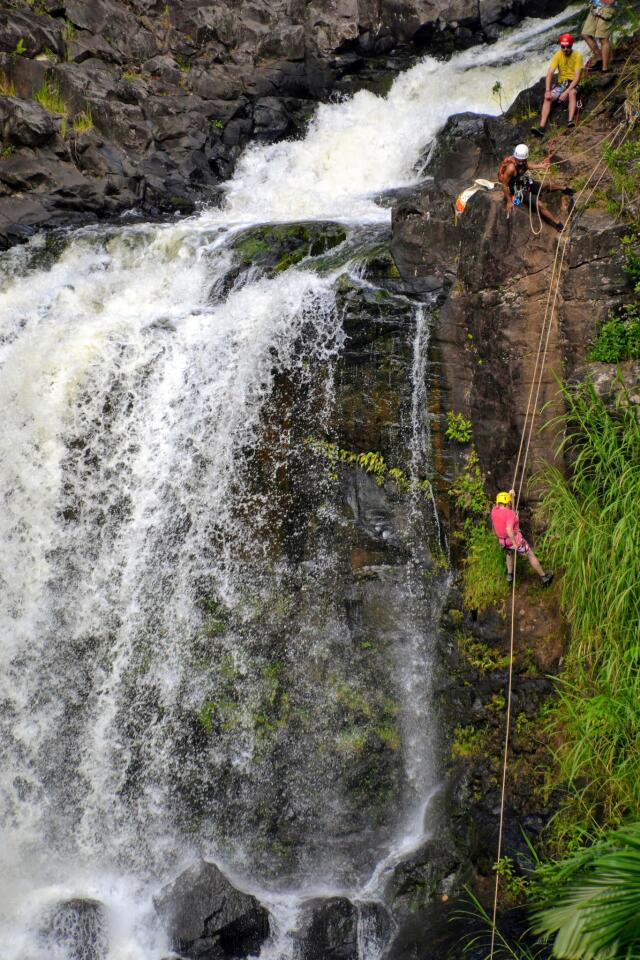 A hidden paradise in Kulaniapia Falls, Hawaii