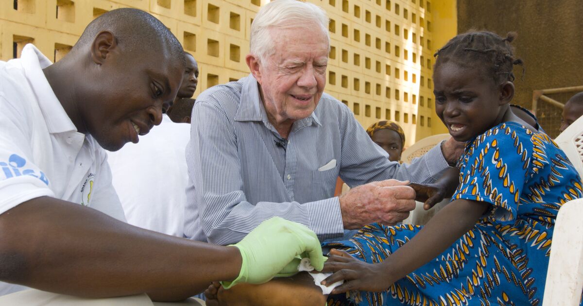 Jimmy Carter’s final foe: A parasitic worm that preyed on millions in Africa and Asia