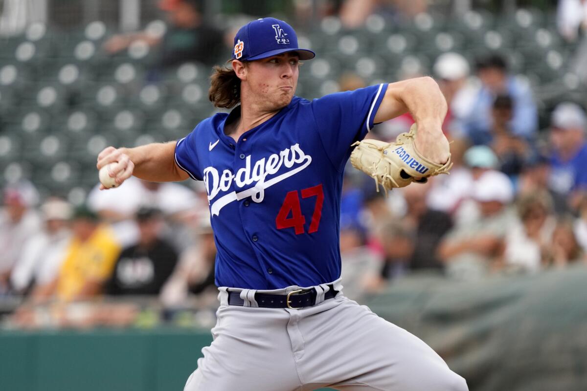 Ryan Pepiot delivers a pitch during a game.