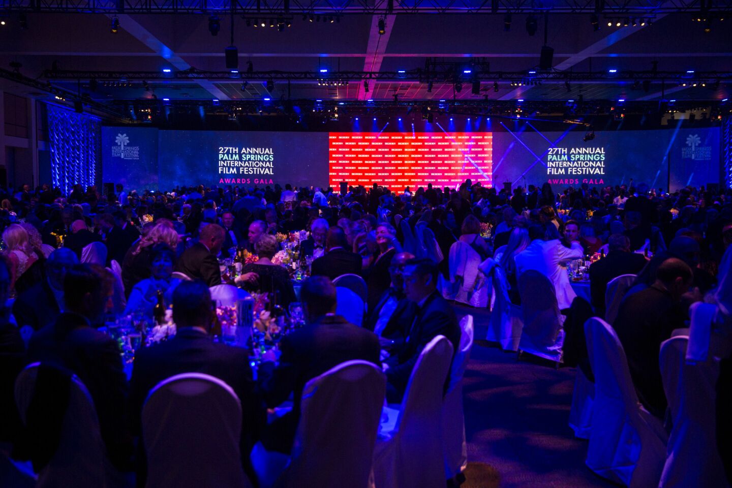 Inside the 2016 Palm Springs International Film Festival Awards Gala, which was held at at the Palm Springs Convention Center.