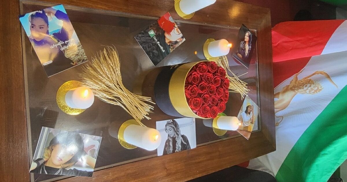 Persian cafe in L.A. keeps memorial honoring Iranian women killed in protests despite vandalism Persian cafe in L.A. keeps memorial honoring Iranian women killed in protests despite vandalism