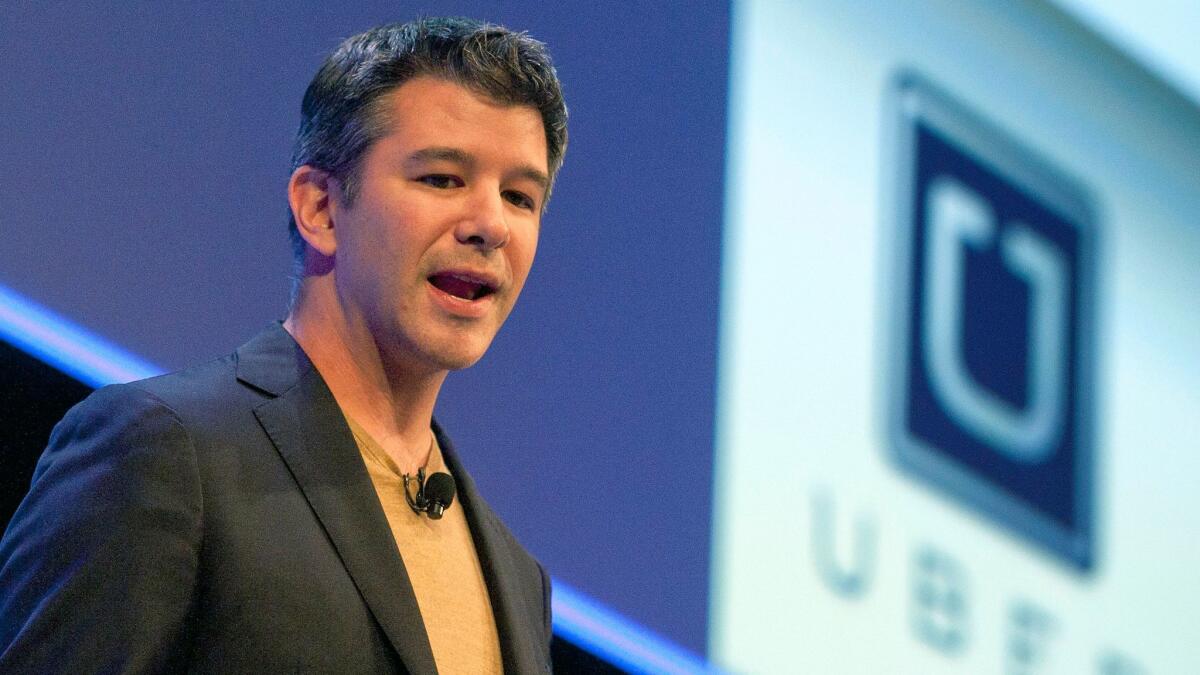 Travis Kalanick: No longer Uber's CEO, but still hiding behind the company's arbitration clause.