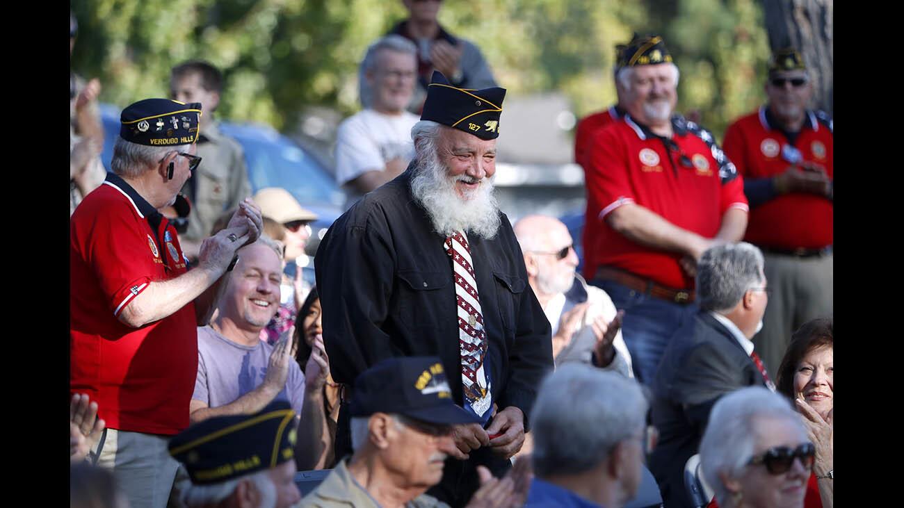 Photo Gallery: Veterans honored at annual Two Strike Park Veteran's Day celebration