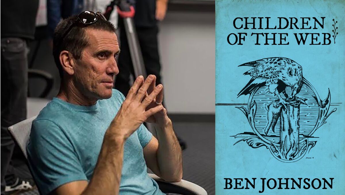 Author Ben Johnson and his new book, "Children of the Web"