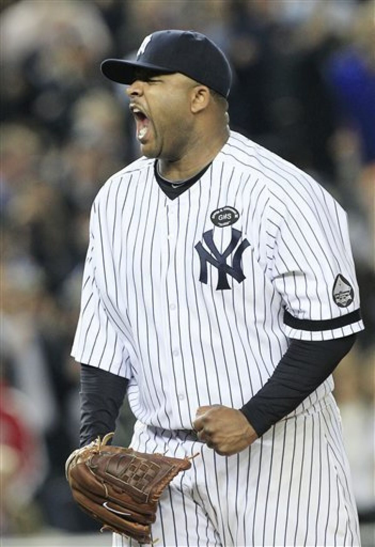 Yankees replace CC Sabathia on ALCS roster, ending ace's major