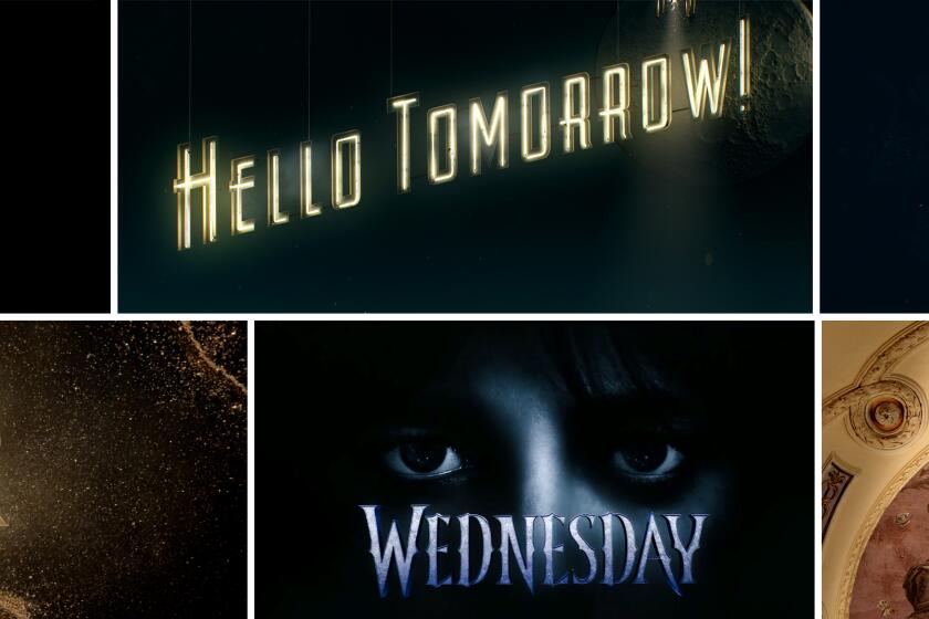 The six Emmy nominees for outstanding main title design.