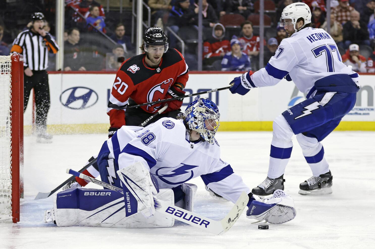 PHOTOS  Tampa Bay Lightning beat New Jersey Devils in Game 1 of