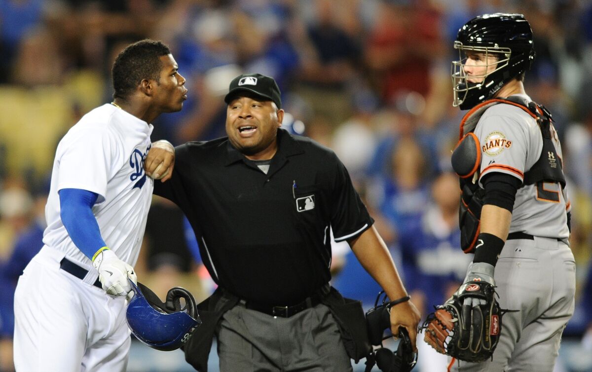 Yasiel Puig's temper could cost Dodgers big in the playoffs - Los