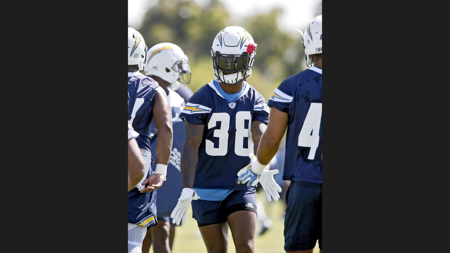 Los Angeles Chargers' Reed, Williams and the team at training camp