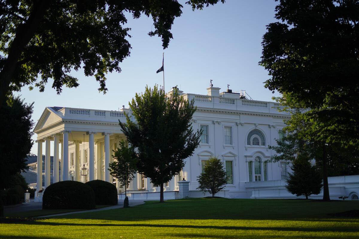 La Casa Blanca el sábado 25 de junio de 2022, en Washington. (AP Foto/Pablo Martínez Monsiváis)