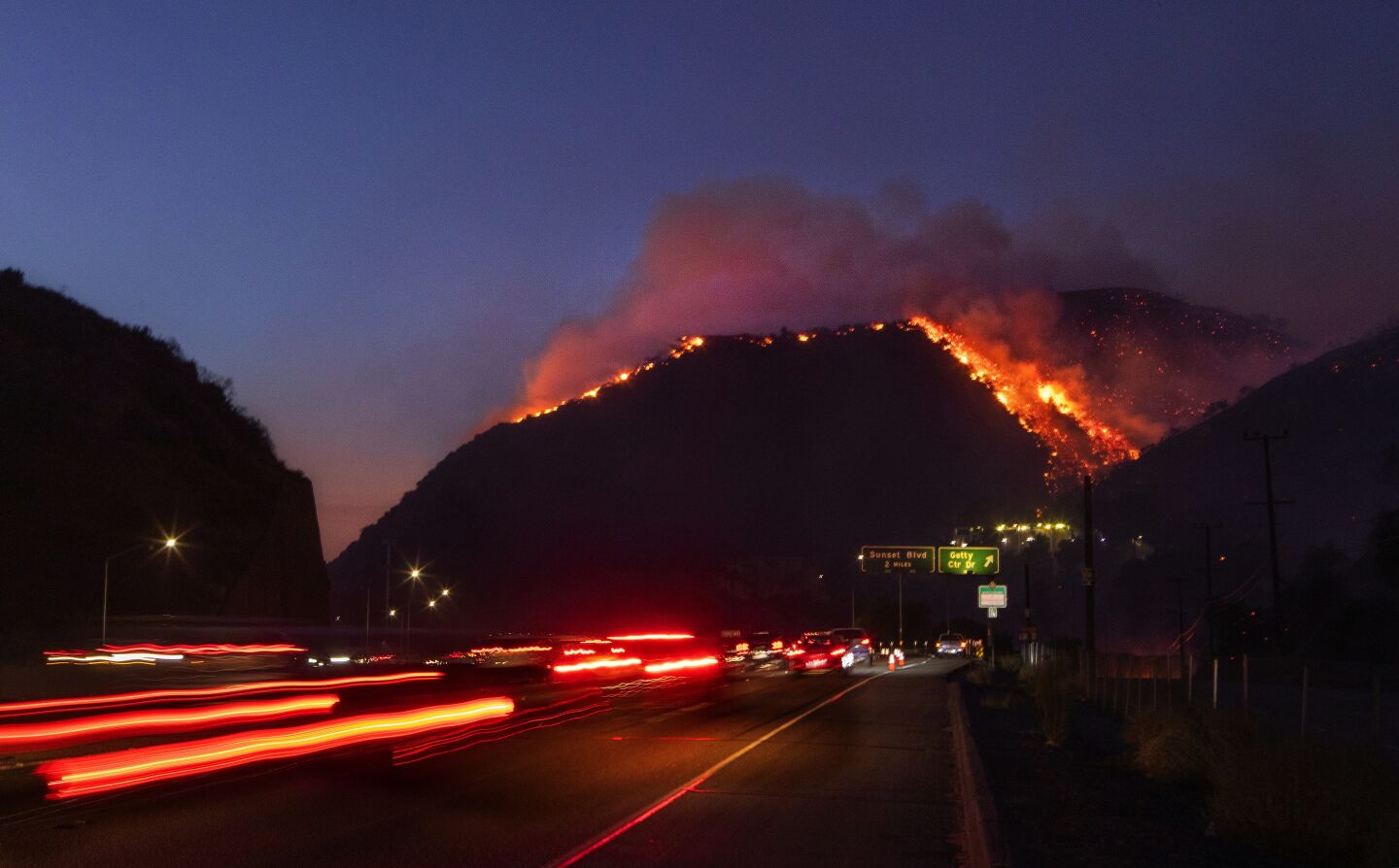 Getty fire