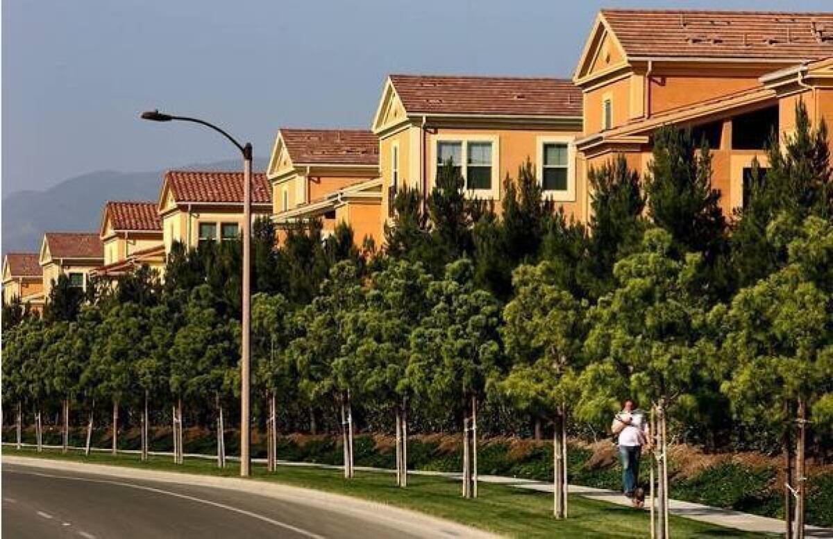 More than 1,400 new homes were sold last year in Irvine Co. developments, up from 774 sold the year before, the company said.