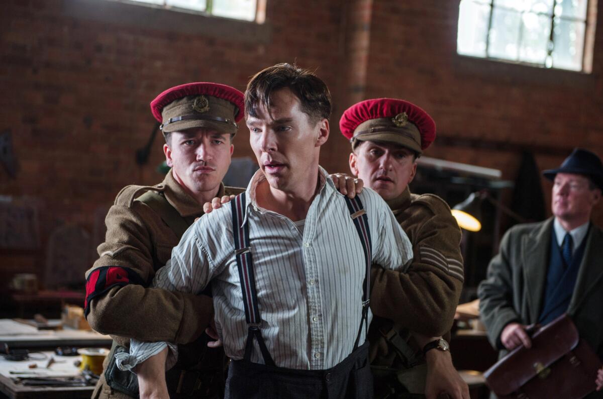Alan Turing (Benedict Cumberbatch) is branded a failure in the middle of his work on a code-breaking machine in "The Imitation Game."