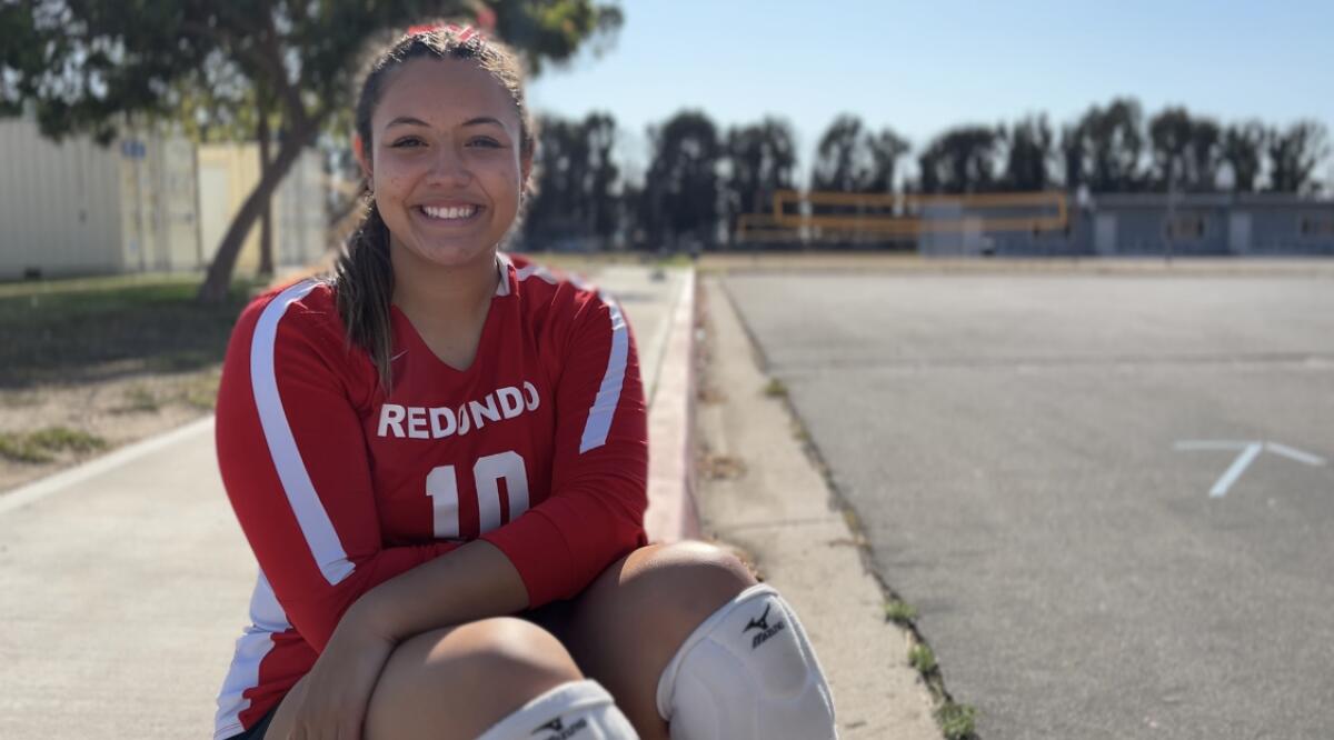 Redondo's Mele Corral-Blagojevich at a summer tournament in Oxnard.
