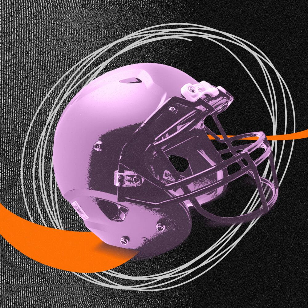 illustration of a football helmet 