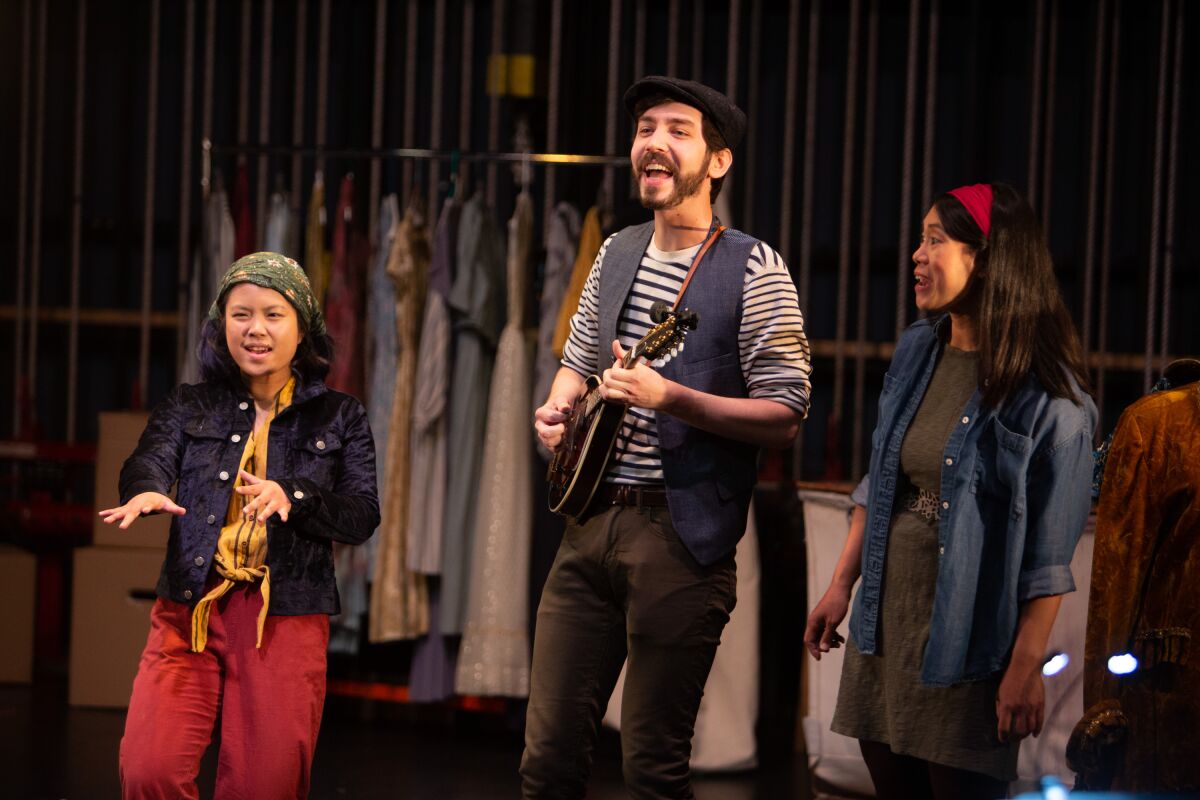 A scene from Blindspot Collective's new musical for families, "Lit, now streaming through May 16.