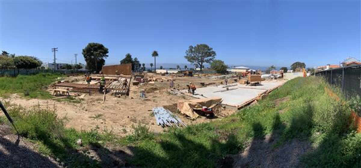 Construction on the new Cardiff School was halted by court order in July.