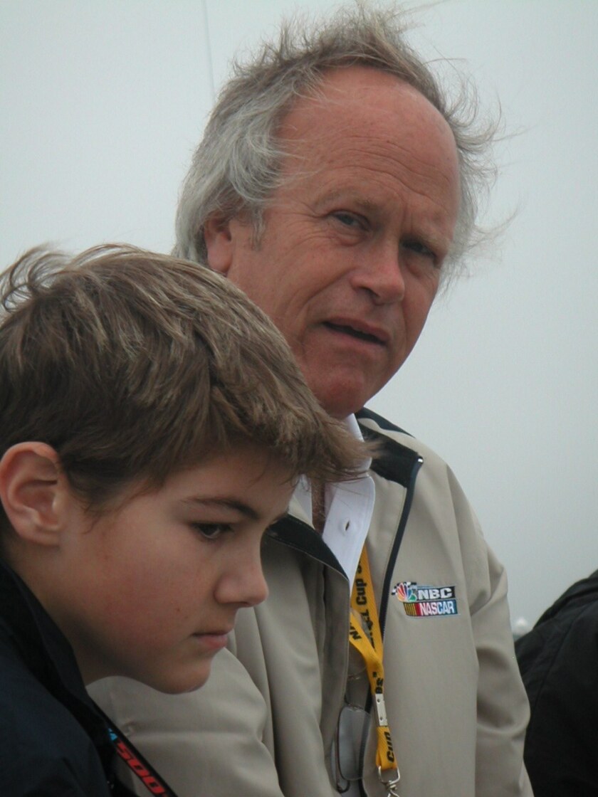 Dick Ebersol with son Teddy as a youngster.