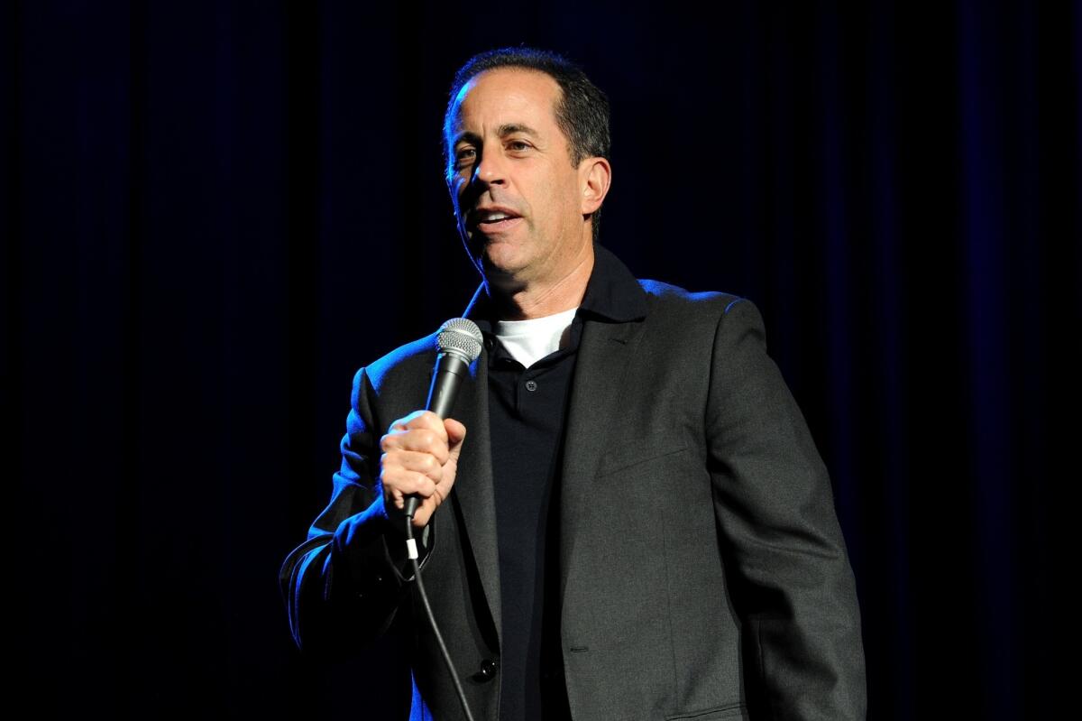 Jerry Seinfeld, seen performing last month at the New York Comedy Festival and Bob Woodruff Foundation's Stand Up for Heroes event, will be back in cars with fellow comedians and coffee.