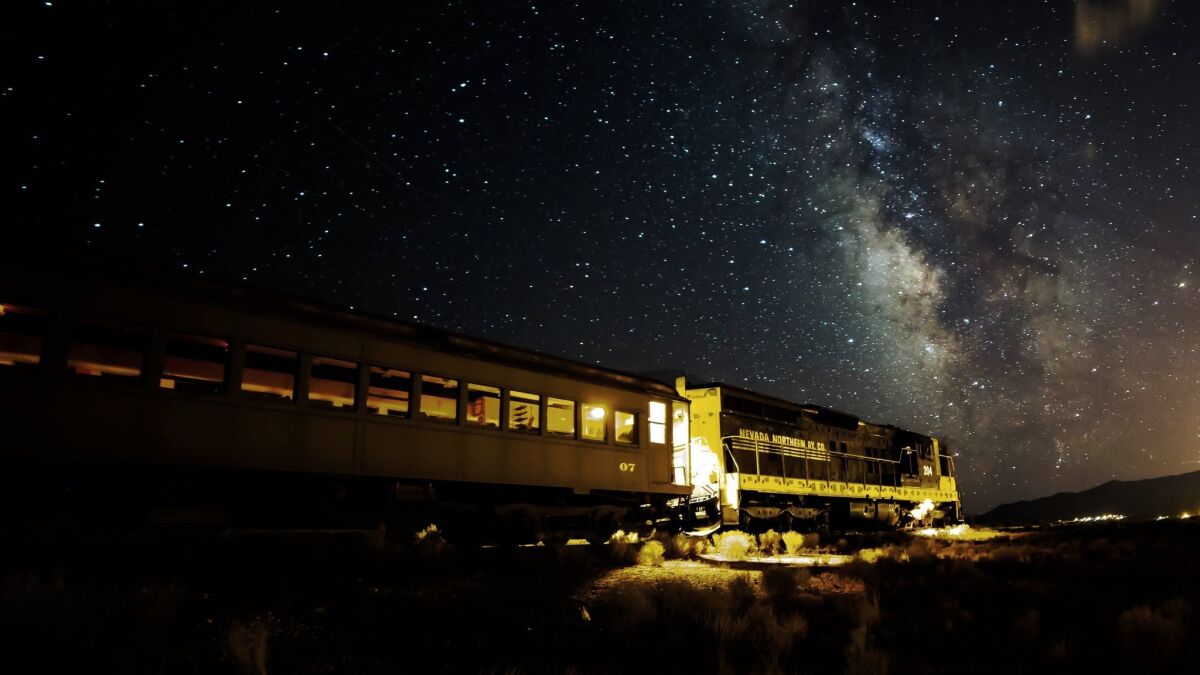 Nevada’s Star Train takes visitors into the dark on a stargazing adventure Los Angeles Times