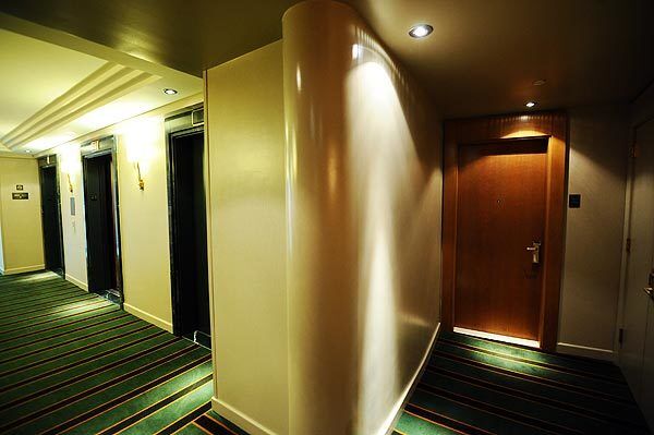 The door of Room 2806 of the Sofitel hotel in New York, where Dominique Strauss-Kahn was staying when the alleged assault occurred.
