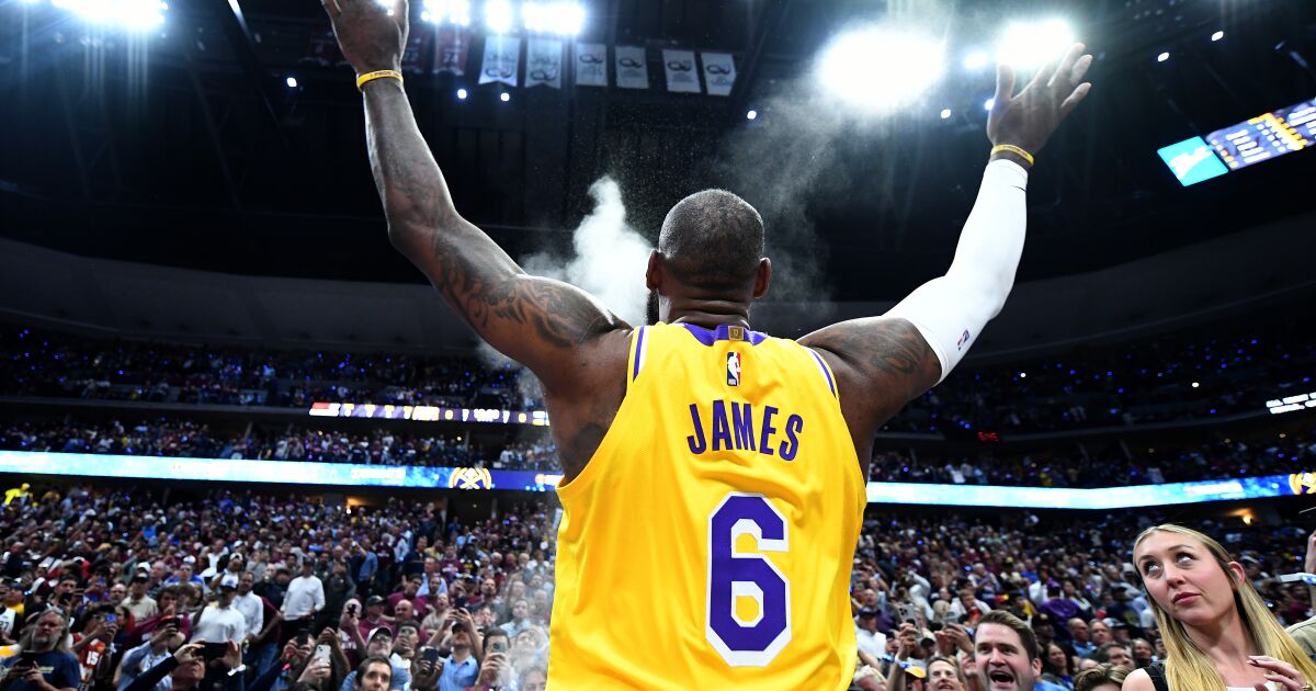 Lakers to retire LeBron James’ jersey. But which one, No. 23 or No. 6, or maybe both?