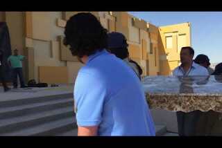 Creating an altar for the pope