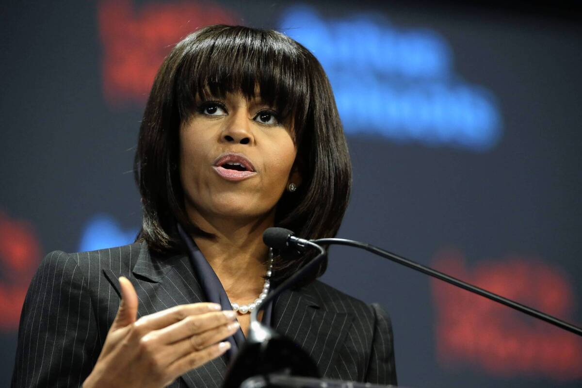 First Lady Michelle Obama is among the public figures whose personal and financial information was breached.