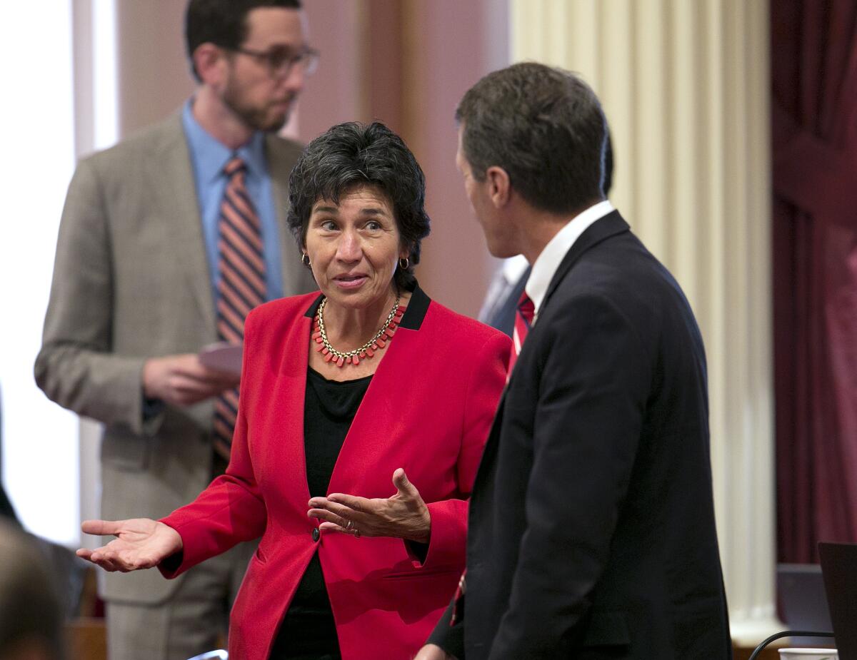 State Sen. Susan Talamantes Eggman (D-Stockton), shown in 2017, now heads the Senate's health committee.