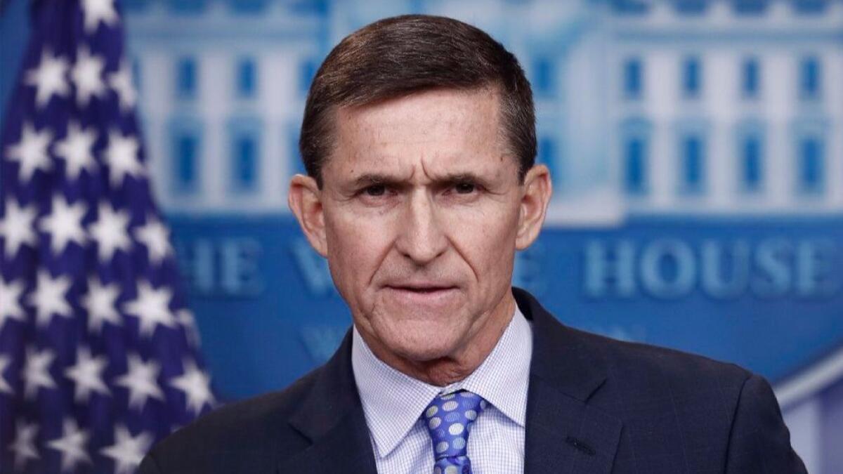 Michael Flynn at the White House in February.