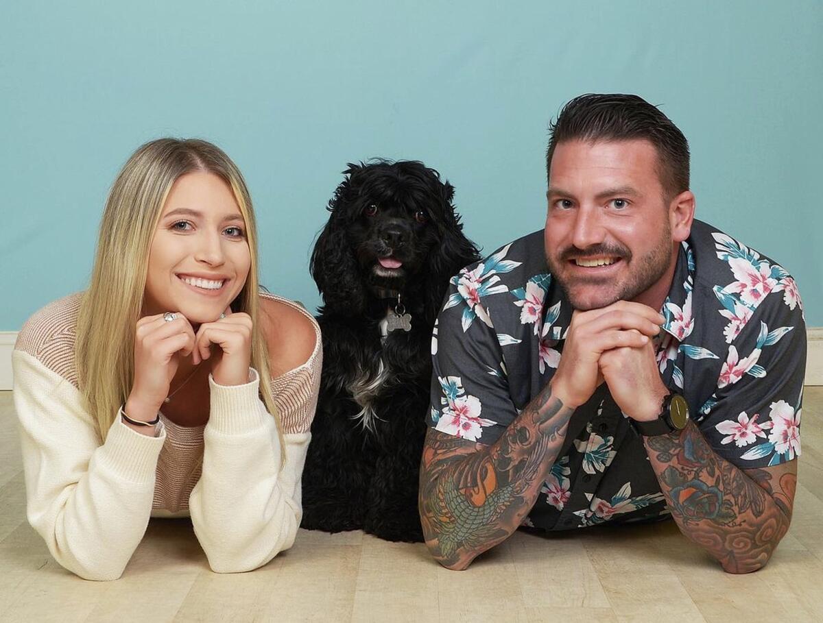 For Valentine’s Day 2022, Brooklyn Schwen and Kevin Meyer scheduled a special photo session with their dog, Beaumont.