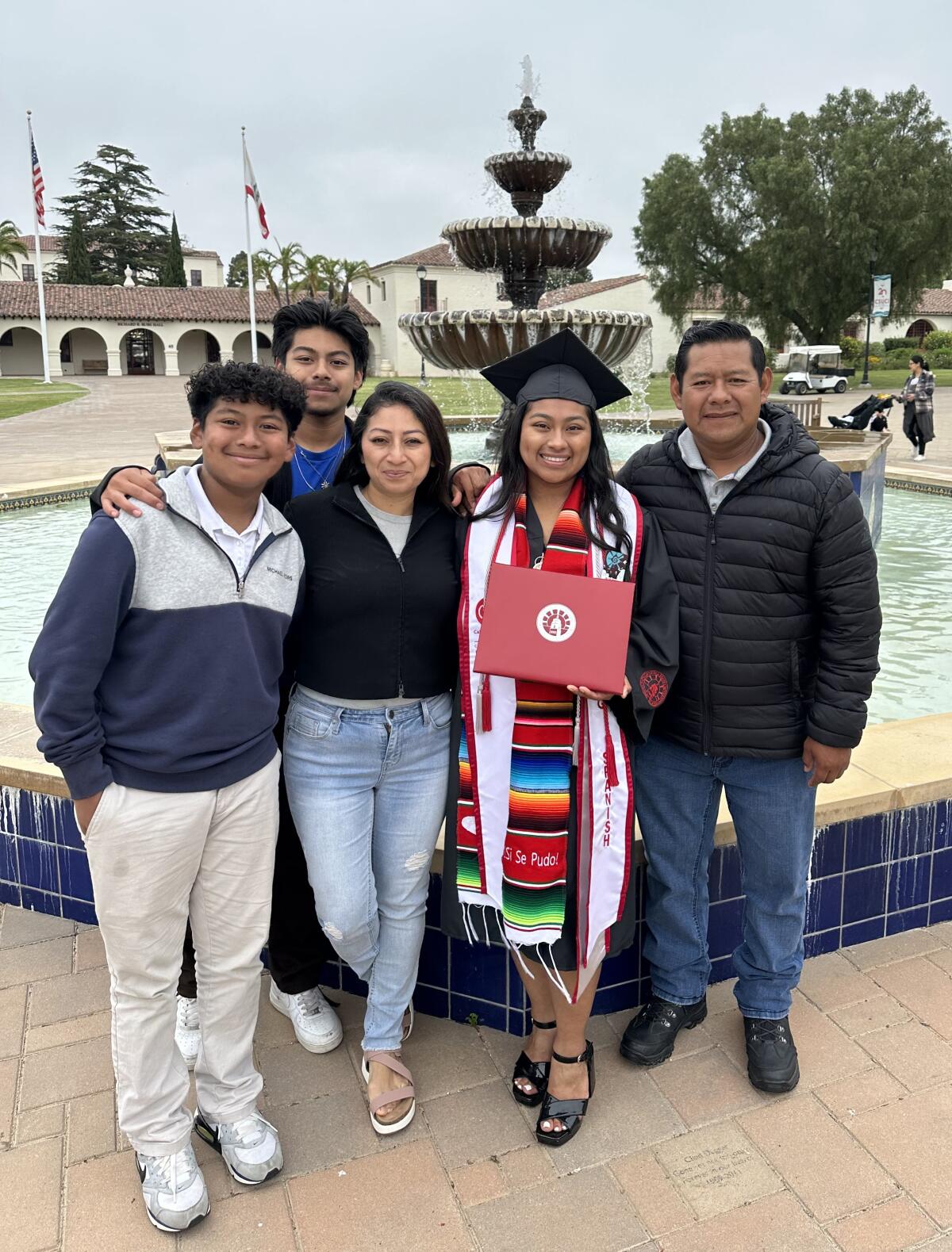 Casey Martinez, a Ramona Food and Clothes Closet Jeff Funk scholarship winner, recently graduated from CSU Channel Islands.