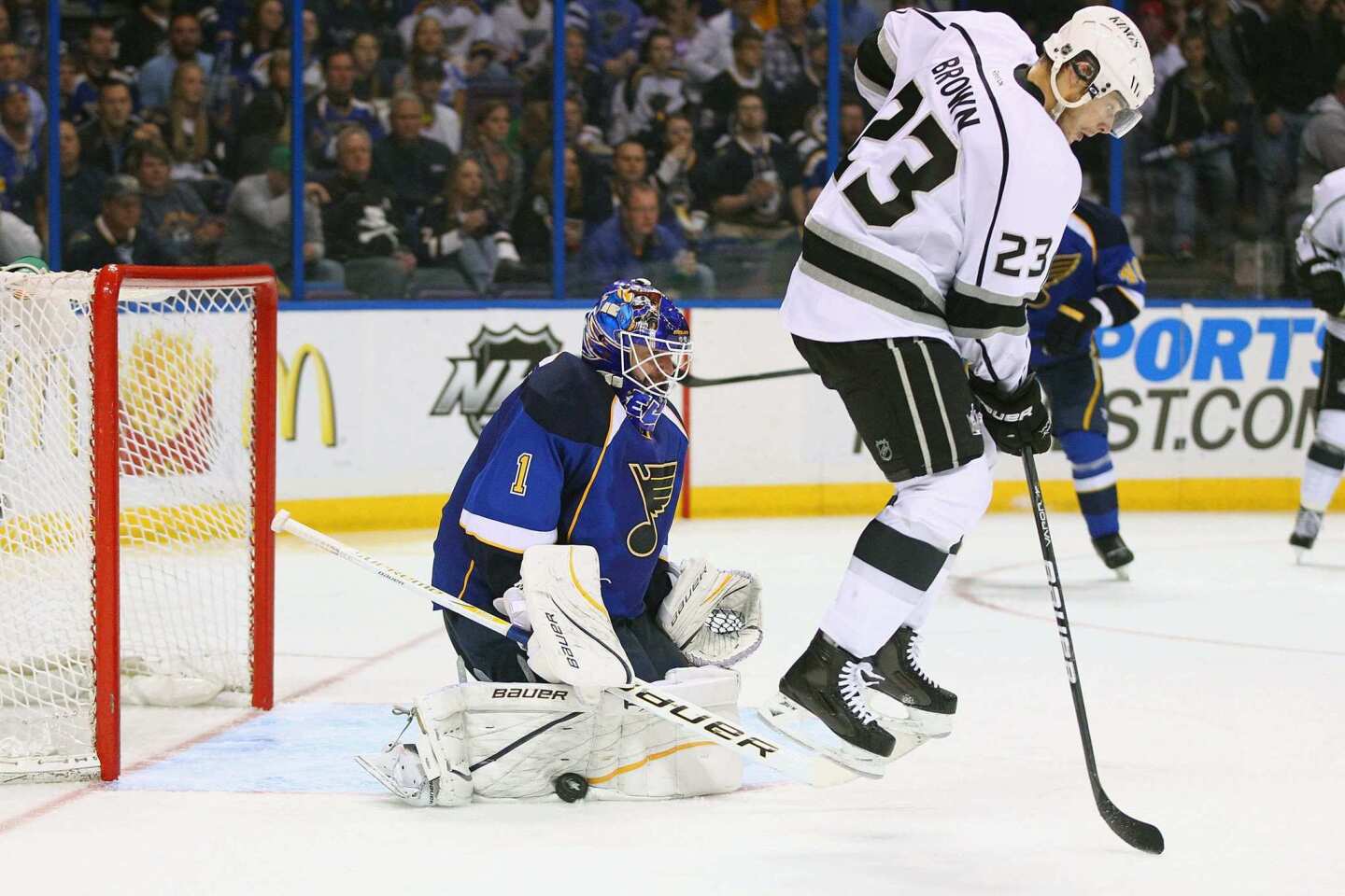 Brian Elliott, Dustin Brown