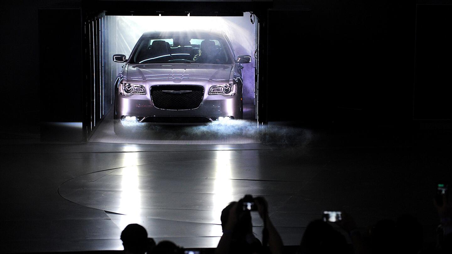 The 2015 Chrysler 300 at the 2014 Los Angeles Auto Show.