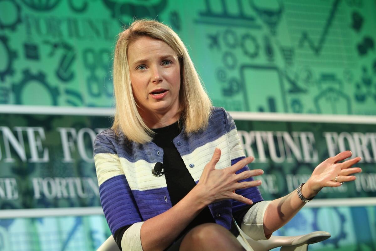 Women account for just 4.6% of the chief executives and 19.6% of the board members of companies in the Standard & Poor's 500 index. Yahoo CEO Marissa Mayer speaks onstage at the FORTUNE Most Powerful Women Summit on October 17, 2013 in Washington, DC.