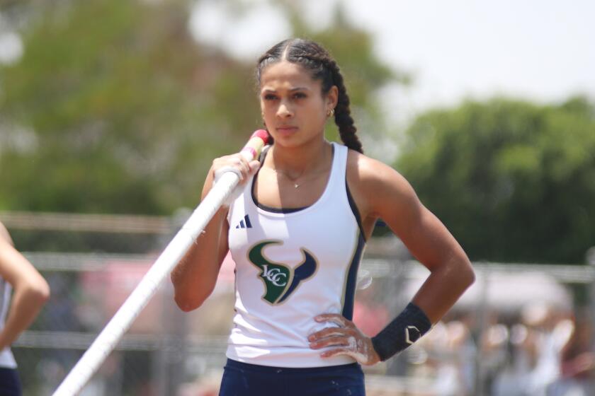 LCC junior Iliana Downing is the 2023 CIF State champion in the pole vault.