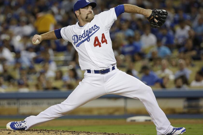 Dodgers reliever Chris Withrow, shown during the NLCS in October, has been told by a team doctor that he needs Tommy John surgery.