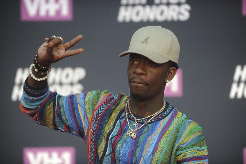 ARCHIVO - Rich Homie Quan llega a los Hip Hop Honors de VH1 en el David Geffen Hall del Lincoln Center el lunes 11 de julio de 2016 en Nueva York. (Foto Brad Barket/Invision/AP, archivo)