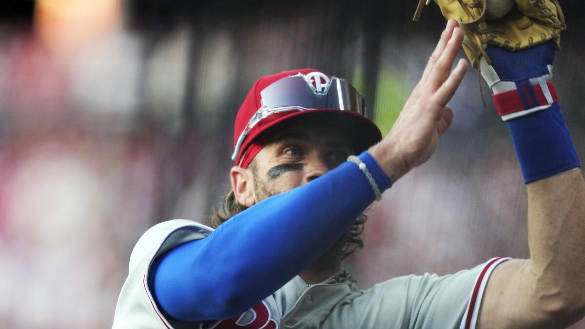 Nats' Bryce Harper's throw ruled out on review