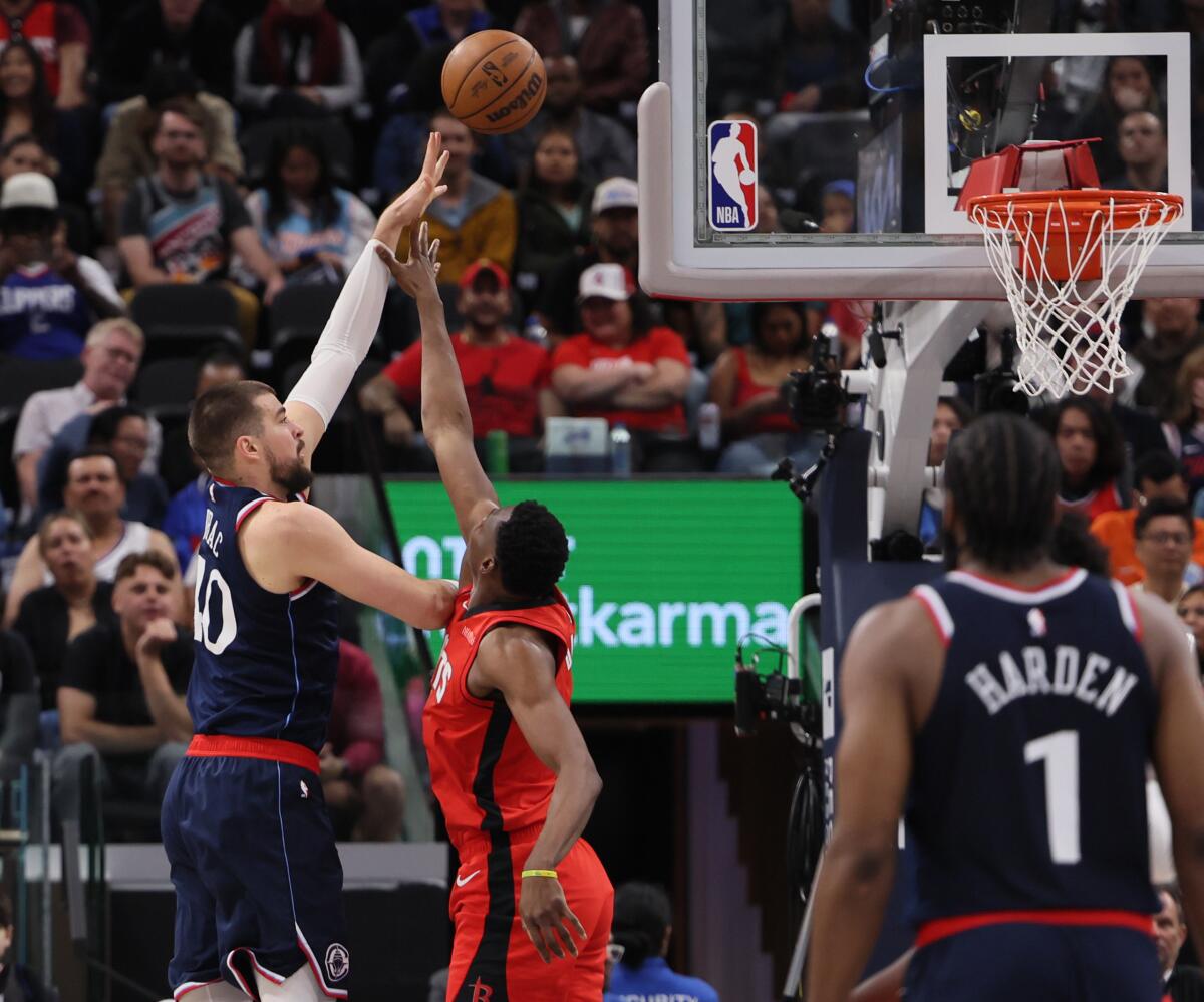 IVICA ZUBAC İLK Üç Çubuk Verir, Clippers Rockets Beat