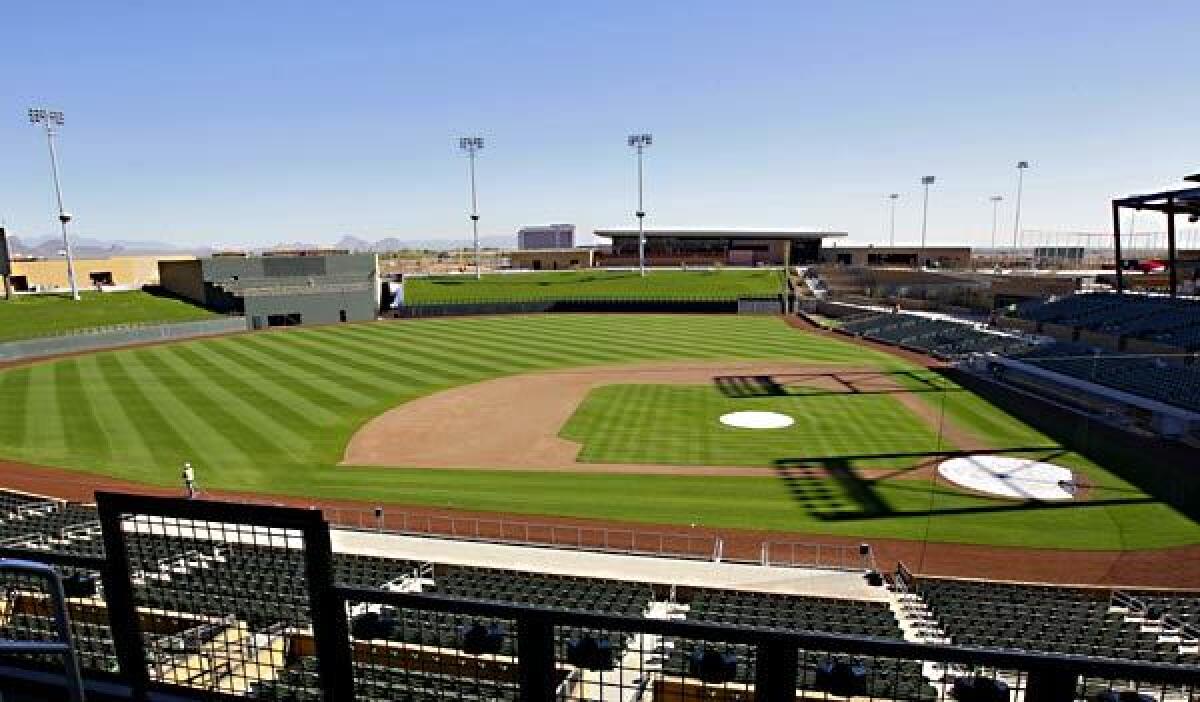 Salt River Fields at Talking Stick is the first Major League facility on Native American land.